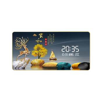 Decorative painting led digital display perpetual calendar radar sensor