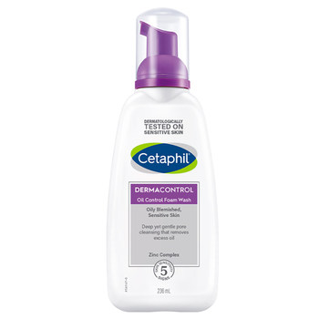 Cetaphil facial cleanser, cleanser facial, oil-controlling cleanser, ໂຟມ, ເຮັດຄວາມສະອາດຮູຂຸມຂົນແລະກໍາຈັດຄວາມມັນ