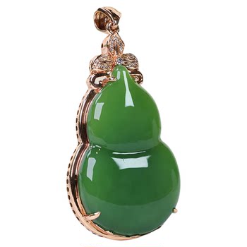 Original design jade gold inlaid jade necklace for my wife