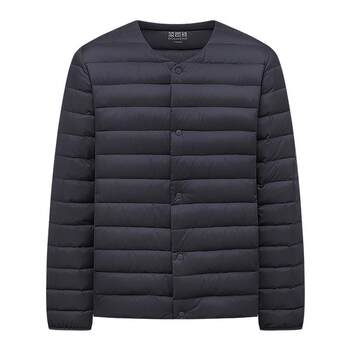 Spare ribs down jacket | bosideng 26 spring new men's round neck v-neck 90 velvet lightweight inner liner, thin and warm for outer wear
