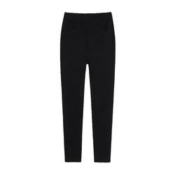 Leggings for women, summer thin outer wear, petite pencil pants, spring and autumn black high-waisted nine-point little black pants for small feet