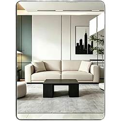 Bathroom Soft Mirror, Wall-Mounted, Self-Adhesive, No-Drill Toilet Mirror Above the Washbasin