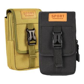 ສະຖານທີ່ກໍ່ສ້າງໂທລະສັບມືຖືຖົງແອວຂອງຜູ້ຊາຍຂະຫນາດນ້ອຍ tactical bag ໂທລະສັບມືຖື slip-on belt ຖົງໂທລະສັບມືຖືອາຍຸກາງແລະຜູ້ສູງອາຍຸ mini hanging bag