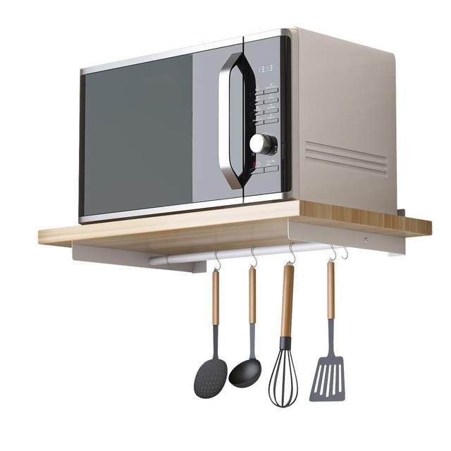 Punch-free kitchen storage rack partition
