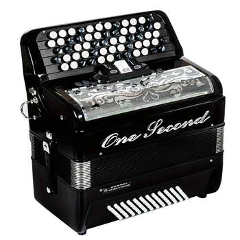 One-Second Brand Accordion Balyn 60/96 Bass for Children and Adults, Beginners, Professional Performance, and Grading