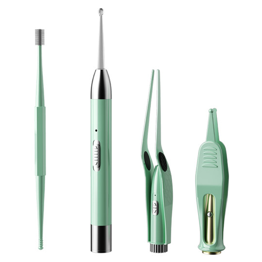 Children's visible light-emitting ear pick tool