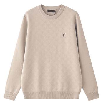 Polowalk versatile loose casual pullover sweater Polowalk versatile loose casual pullover sweater