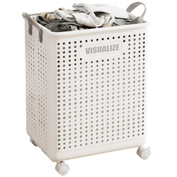 Dirty Clothes Basket Foldableing Dirty Clothes Basket Home Bathroom Large Capacity Wheeled Laundry Basket Bathroom Dirty Clothes Storage Basket