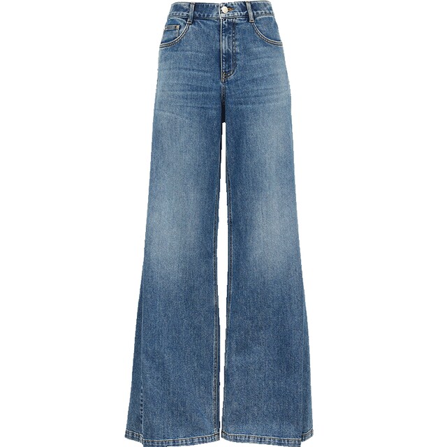 ໂສ້ງຍີນ VeroModa ທີ່ມີ lyocell ຢູ່ໃນແອວ