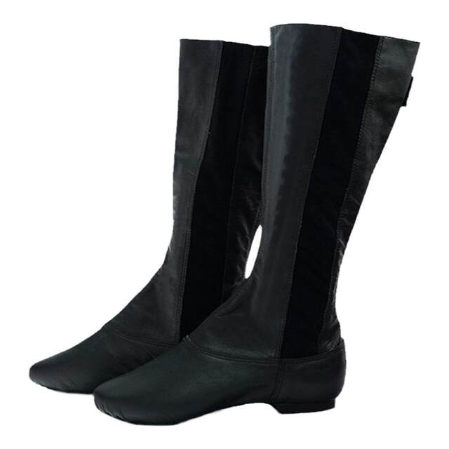 Sansha theater boots high folk dance cowhide stretch