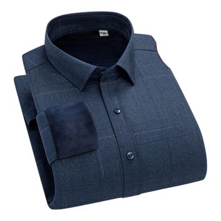 Warm and thickened middle-aged and young shirts in autumn and winter