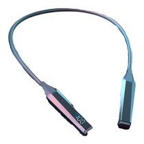 Bluetooth headset hanging neck style new 2024 long battery life wireless sports running neck hanging noise reduction suitable for Apple Huawei