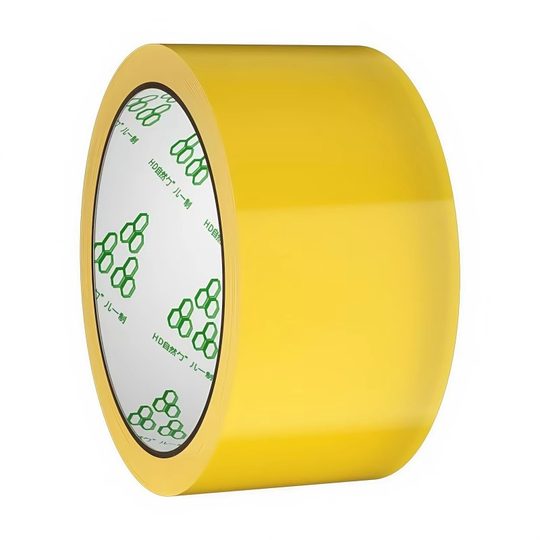 Beigefarbene Express-Verpackung, transparent, große Rolle, breiter Vollkarton