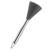 Pot brush kitchen special long handle pot brush artifact stainless steel wire pot washing brush household non-shedding cleaning sweep 2107