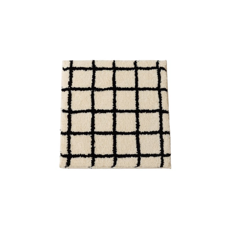 WENSHUO plaid tufted anti-slip chair cushion to prevent cold