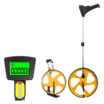 Distance measuring wheel hand push measuring instrument electronic roller measuring instrument digital display outdoor construction site measuring ruler 1671