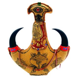 Tashi deleh skin bag ox horn highland barley 52% grain wine