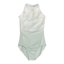 vonsu Fanshus new ballet training suit aerial yoga suit flocked mesh jumpsuit gym suit for women