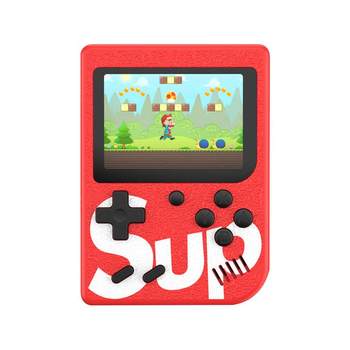 sup new handheld game console retro handheld game console children's nostalgic classic Russian old-fashioned portable mini psp double mini game console Mario Children's Day gift square palm childhood