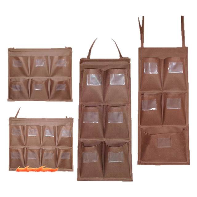 Hotel guest room five-color hook double-sided rag bag