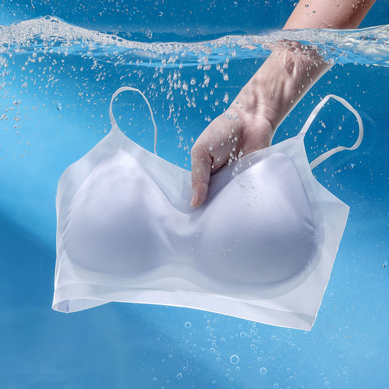 Ultra-thin ice silk cooling and quick-drying maternity bra, specially designed for pregnancy, summer thin style, anti-sagging and side breast support.