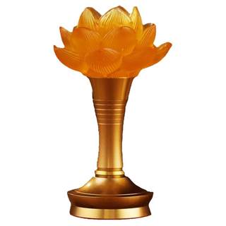 Glaze/crystal flower head with long battery life