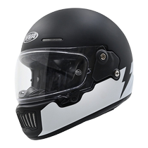 HVA Motorcycle Retro Helmet Cruising Locomotive Mens Big Code Bluetooth Headphones Safety Helmet All Season Full Armor Light Weight