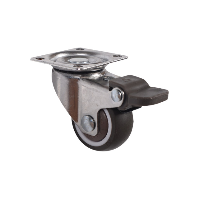 Rubber with brake rubber belt brake rubber silent universal wheel