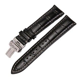 美度表带 原装正品贝伦赛丽适用m8600男m7600女m8690真皮手表带