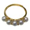 <Star Broken Dreams> Ni Ni's same natural pearl ring Seiko sterling silver garland open ring 2026 new style