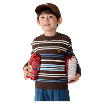 Balabala boys sweater baby striped sweater Balabala boys sweater baby striped sweater
