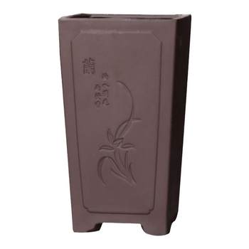 Retro vintage purple sand asparagus bonsai orchid pot