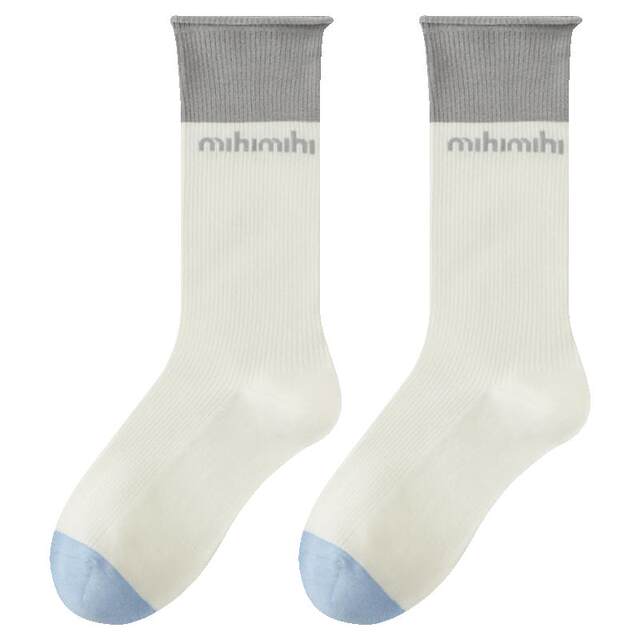 Boneless socks women's cotton socks mid-calf socks spring and autumn long
