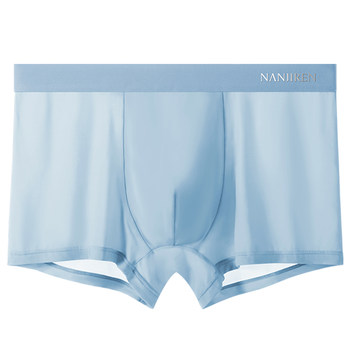 Antarctic ice silk underwear men's plus size plus size fat man boxer shorts boxer briefs summer ພາກບາງ