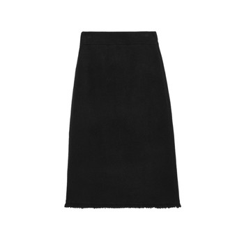 Feiniaohexinjiu shopping mall same style women's new black knitted skirt woolen skirt fr470174014