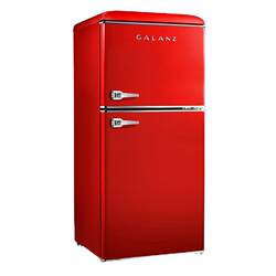 Galanz American retro refrigerator small mini -type small freezer high -end rental house dormitory refrigerator 106 liters