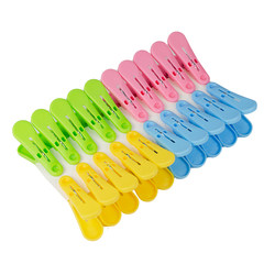 EAYA clothespins 20 pieces, plastic clothes drying clothes, windproof clothes drying socks, strong sealing quality