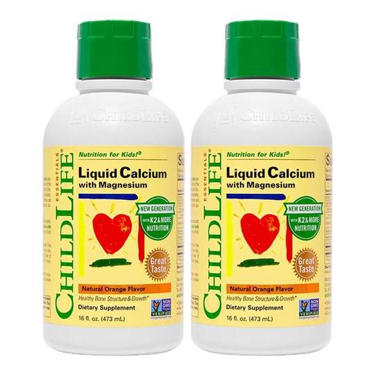 Childlife childhood time big white bottle calcium magnesium zinc