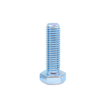 Grade 8.8 blue and white zinc high-strength outer hexagon bolt