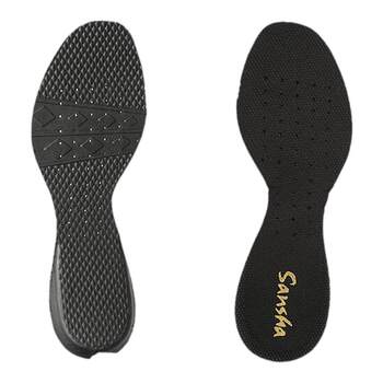 Sansha French Sansha Sports Dance Shoe Insoles Square Dance Shoe Insoles Breathable Shock-Absorbing Sweat-Absorbing Non-Slip Black