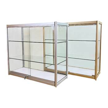 Jiangxi tempered glass free shipping glass cabinet counter