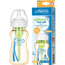 (Self-operated) Dr. Brown Aibo Select Anti-colic Wide Mouth PPSU Baby Bottle 270ml
