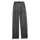 Trousers flannel men coral velvet plaid home pants