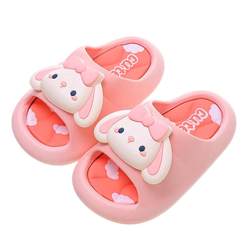 Children's cold slippers Stepping on shit, girls in summer cartoon cute non -slip room bath soft bottom slippers baby slippers