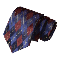 Barcelona Club official product丨Barcelona classic rhombus tie business mens high-end tie gift box