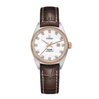 Reloj mecánico para mujer con calendario fritillary de la serie plum blossom universe