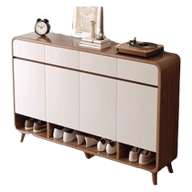 Signmaker solid wood shoe cabinet home new popular door entrance cabinet integrated solid wood color storage cabinet indoor shoe rack