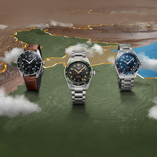 Longines浪琴官方正品先行者系列祖鲁多时区机械表瑞士手表男腕表