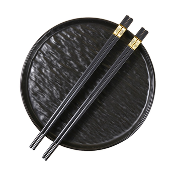 Alloy chopsticks for household ten double-pack non-slip, high temperature resistant, undeformed hotel tableware set restaurant chopsticks catering chopsticks