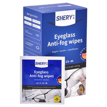 Glasses cleaning wipes anti-fog lens wiping paper special disposable glasses cloth professional non-harming lens eye wipes